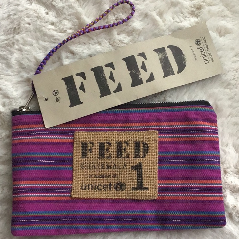 FEED Unicef Guatemala Wristlet NWT